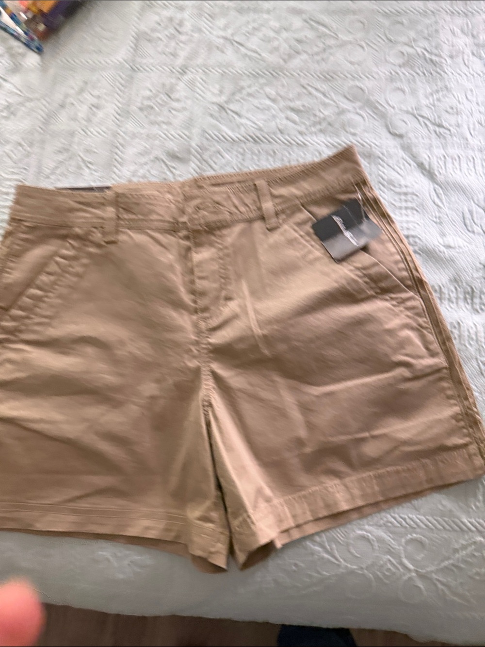 Eddie Bauer Women's Tan chino Shorts